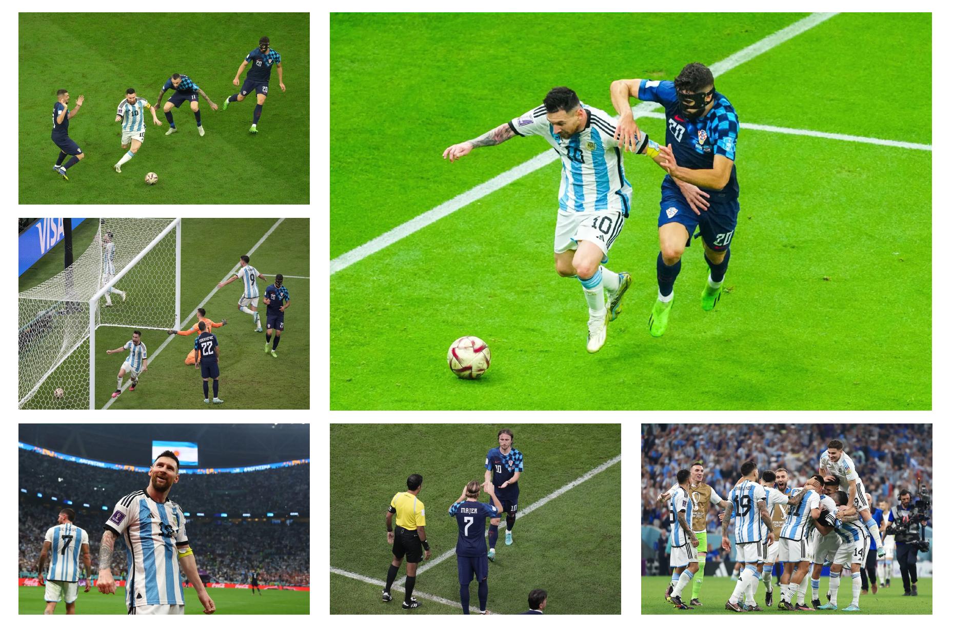 足球男子八强赛，西班牙战胜阿根廷