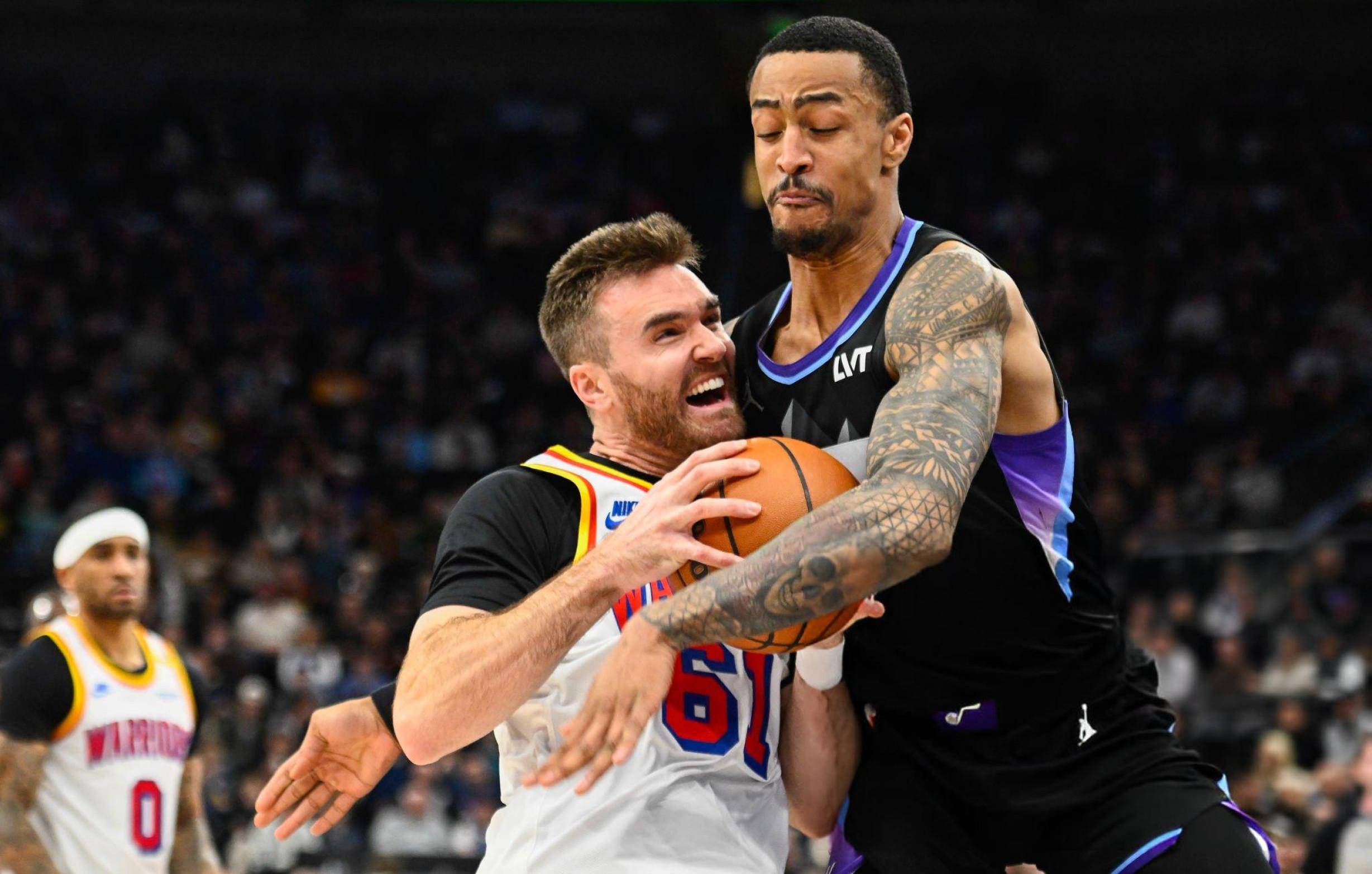 爵士客场负于勇士，遭遇两连败